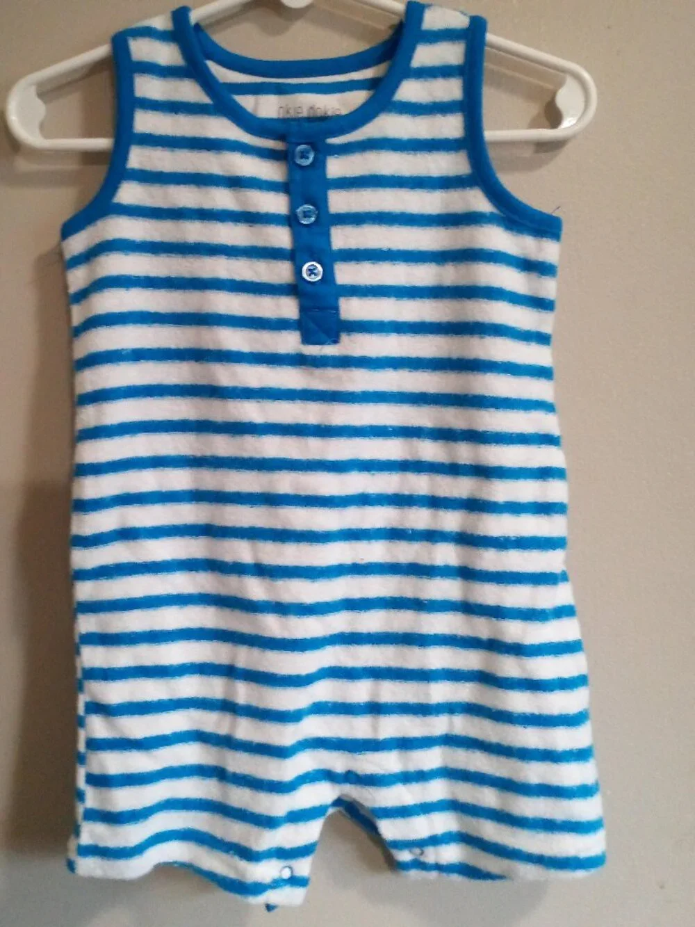 Striped Baby Romper